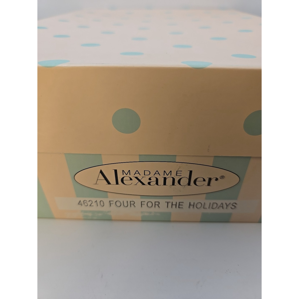 RARE NIB 2007 Madame Alexander FOUR FOR THE HOLIDAYS SET NRFB Org Box w/Tags - Picture 9 of 11